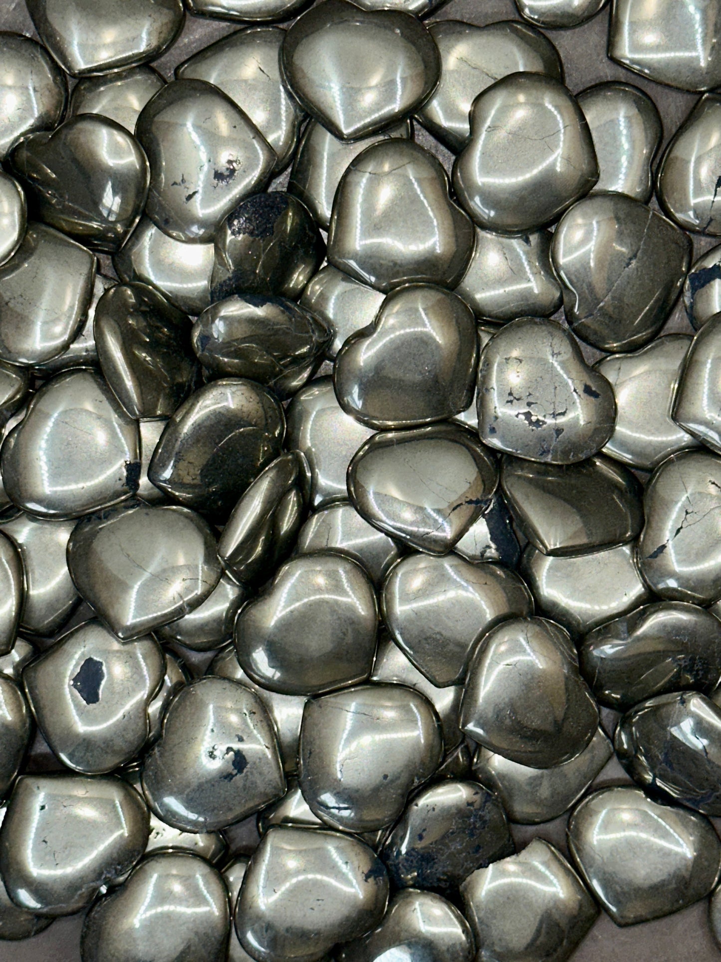 Mini Pyrite Hearts image 7
