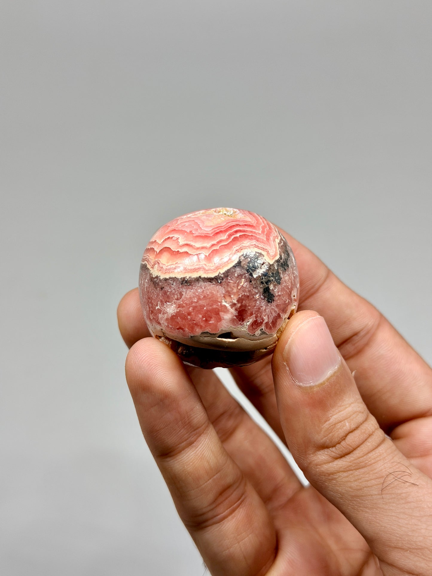 Rhodochrosite Sphere