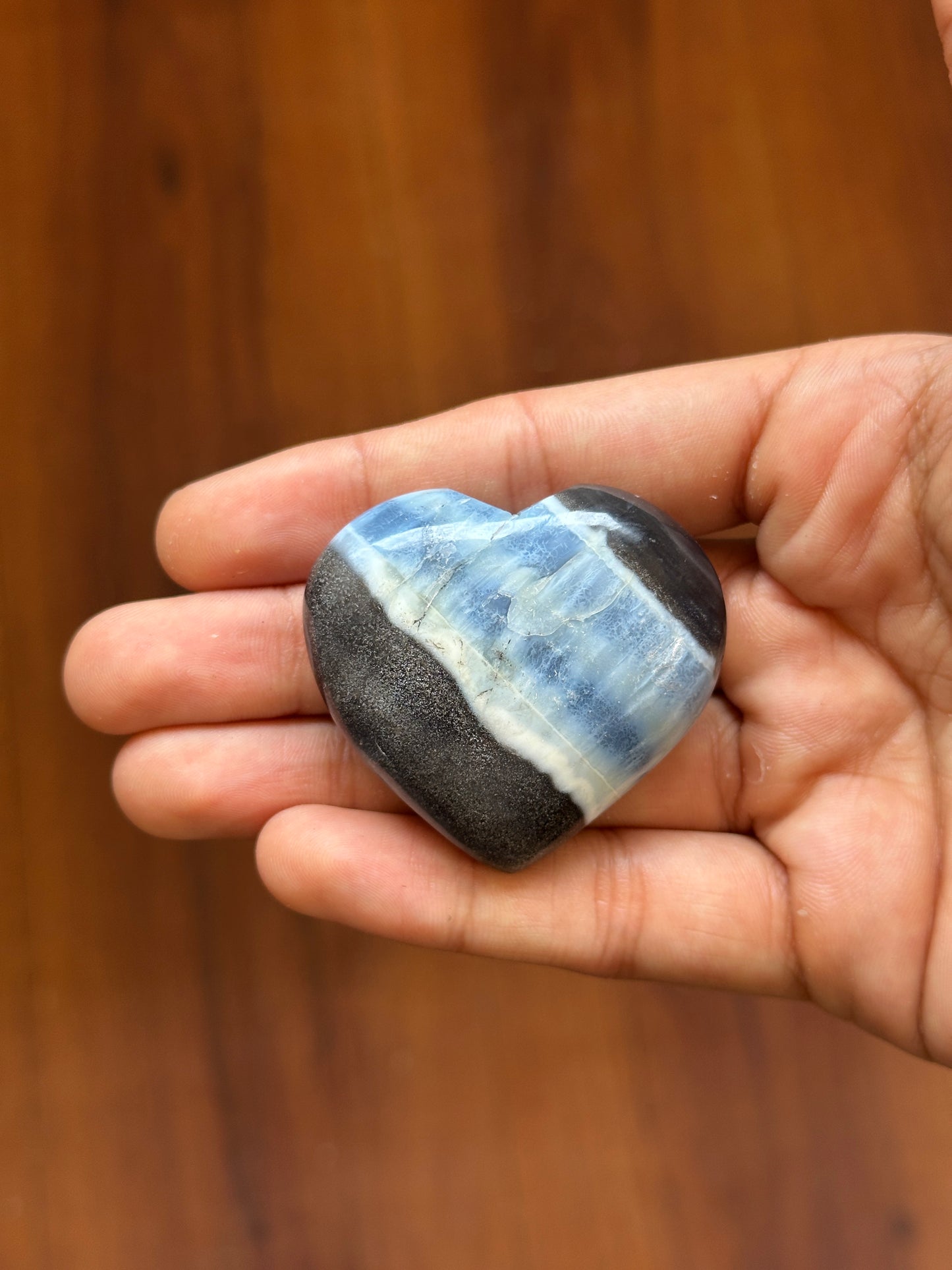 Blue Opal Heart image 11