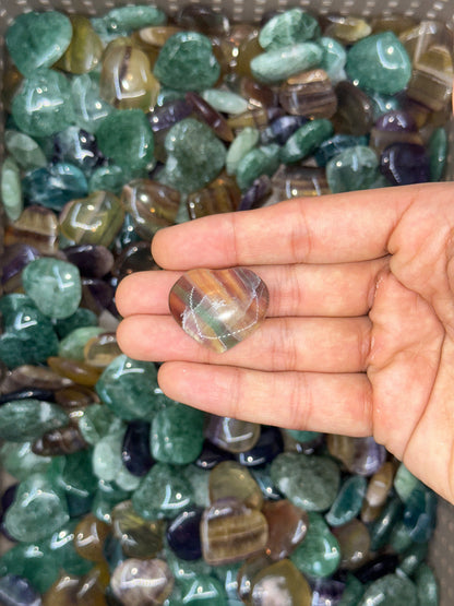 Mini Fluorite Hearts image 8