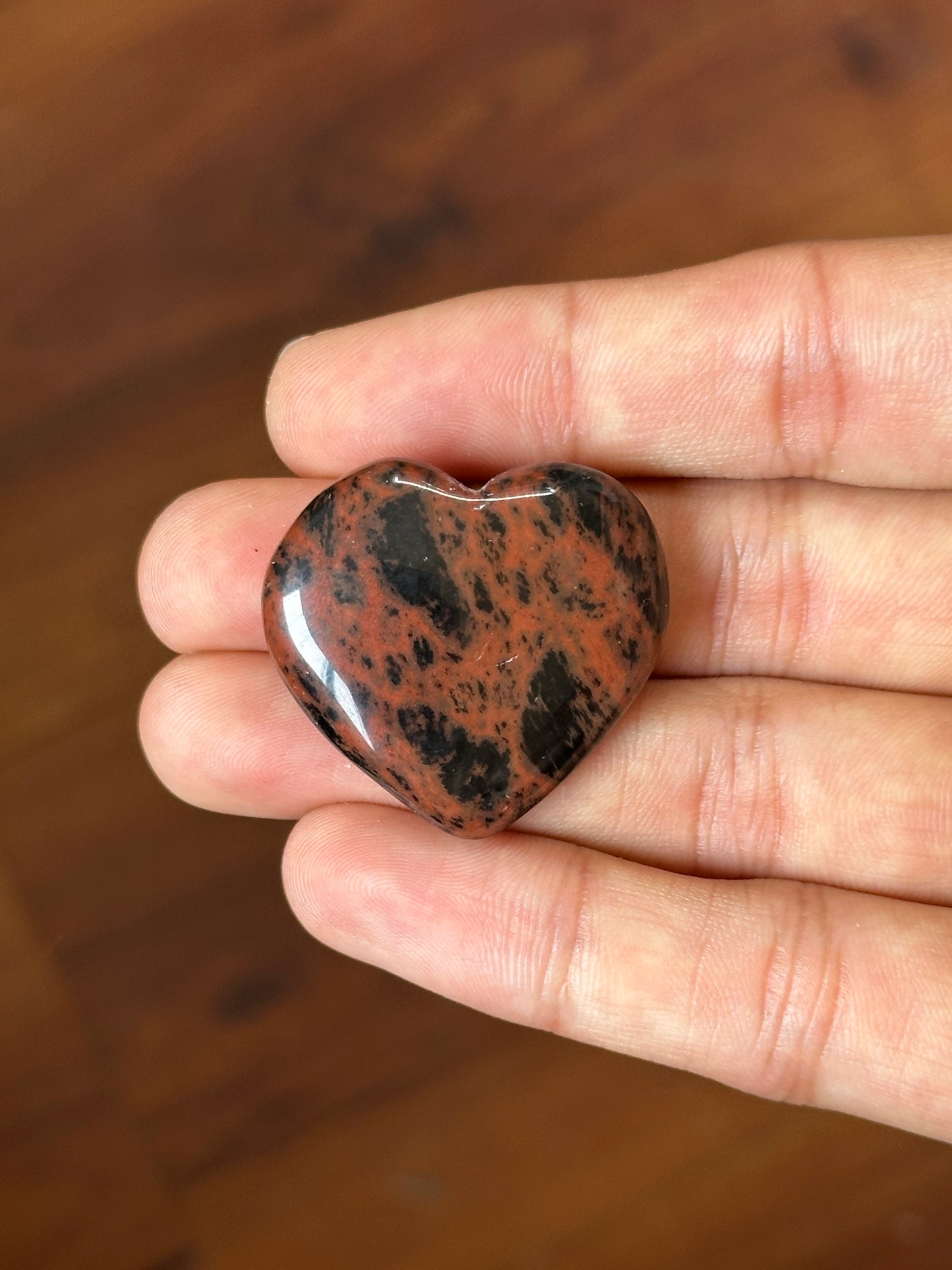 Mini Mahogany Obsidian Hearts image 3