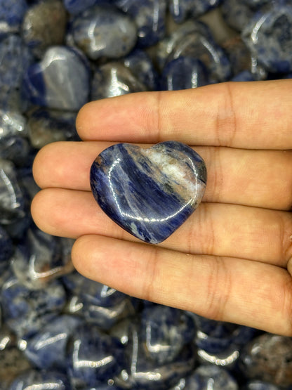 Mini Sodalite Hearts image 11
