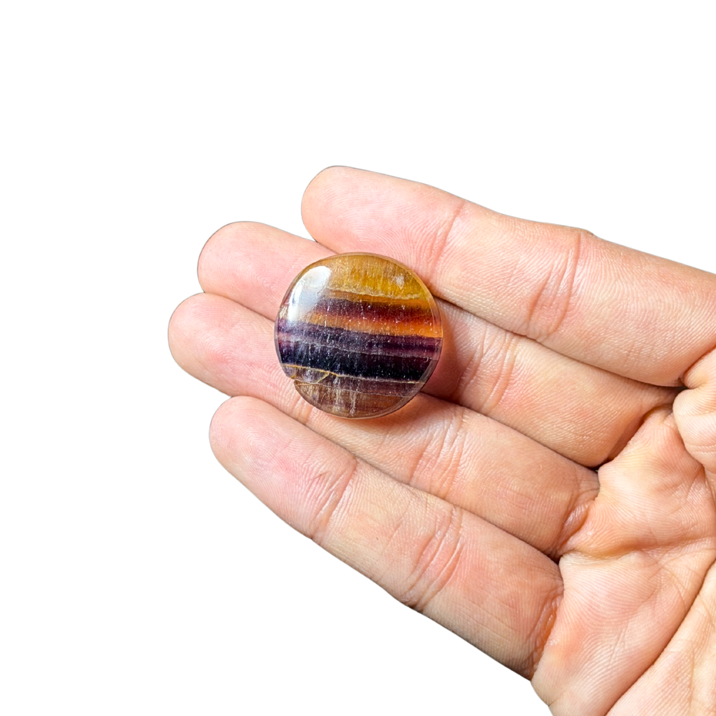 Yellow Fluorite Flatstone image 1