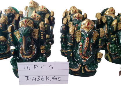 Mix Stone Painting Ganeshas image 3