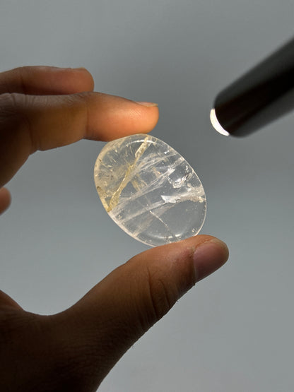 Clear Quartz Worry Stone image 13