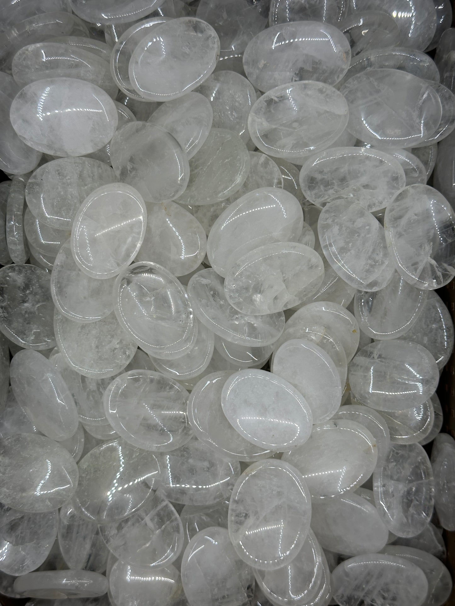 Clear Quartz Worry Stone image 2