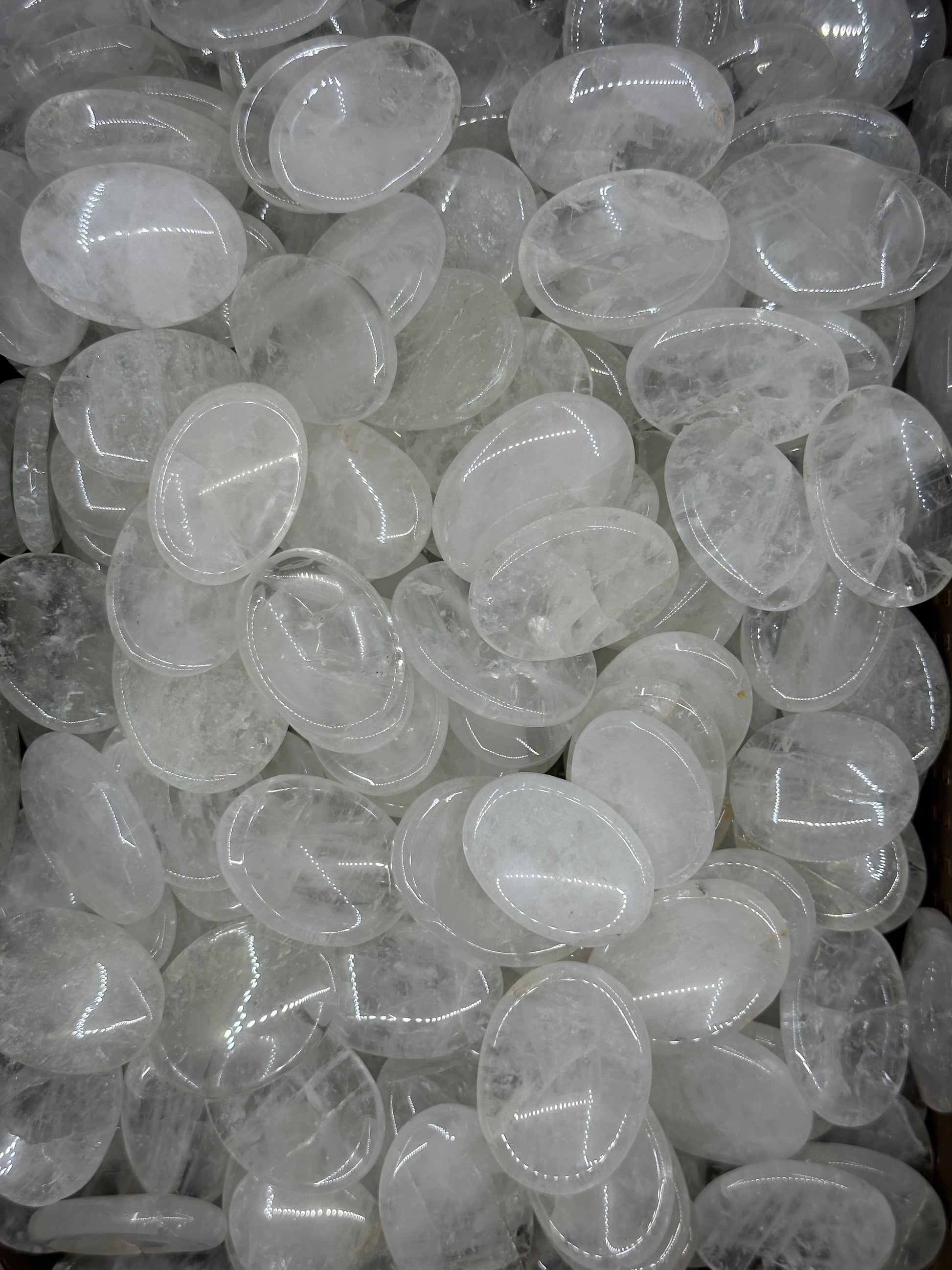 Clear Quartz Worry Stone image 2