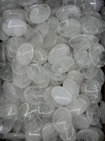 Clear Quartz Worry Stone image 2