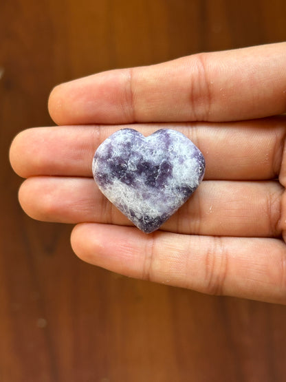 Mini Lepidolite Hearts image 6