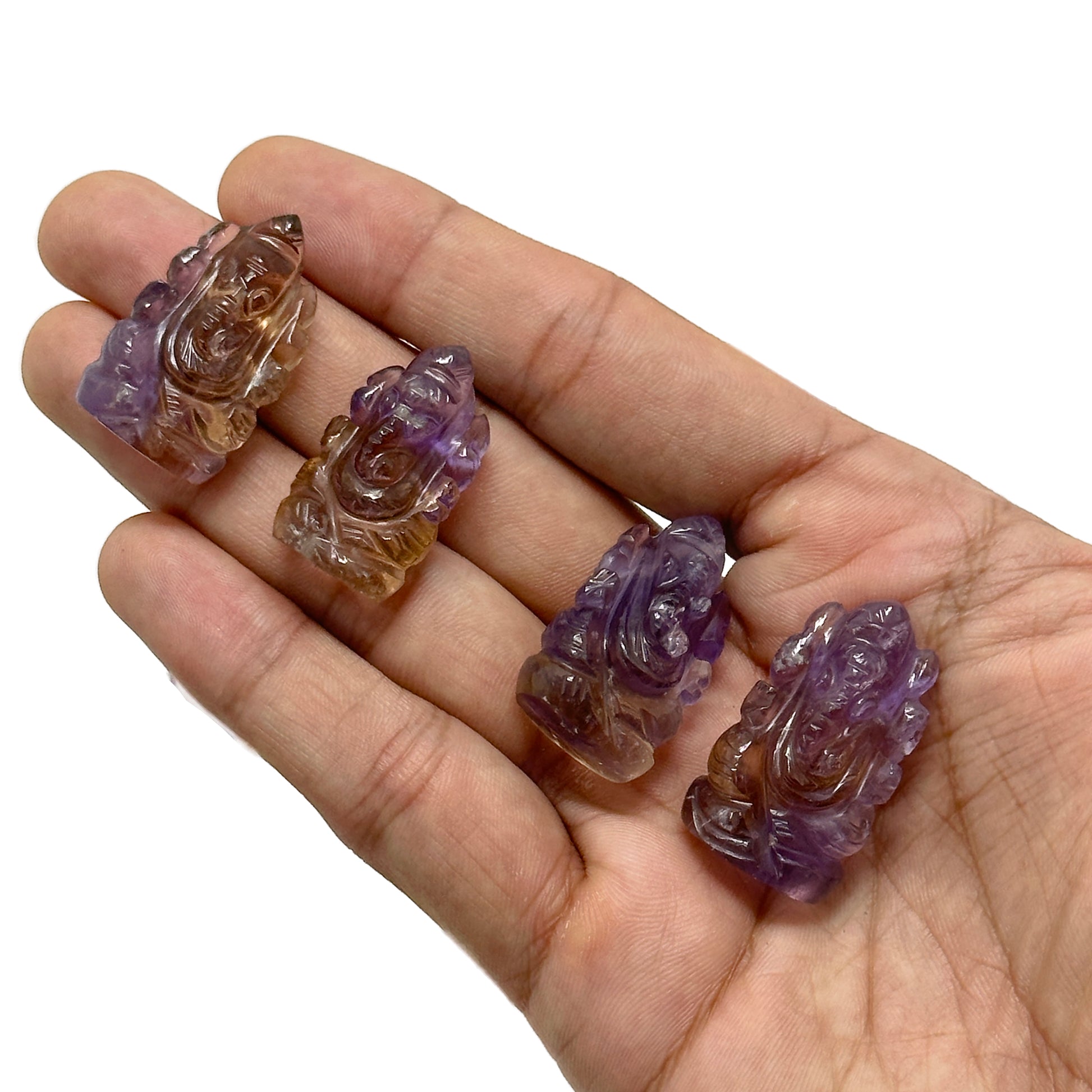 Ametrine Ganesha - 1 inch image 2