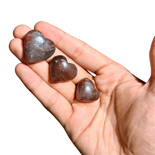 Arusha Sunstone with Iolite Hearts