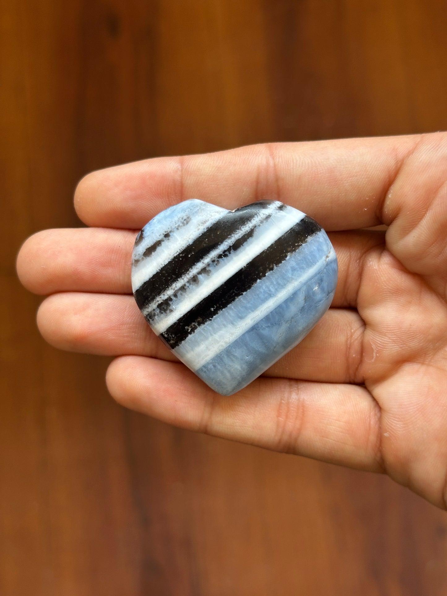 Blue Opal Heart image 10