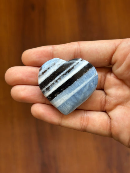 Blue Opal Heart image 10