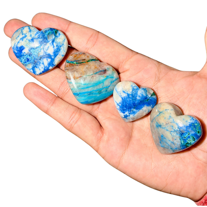 Azurite Shattuckite Heart (1KG)