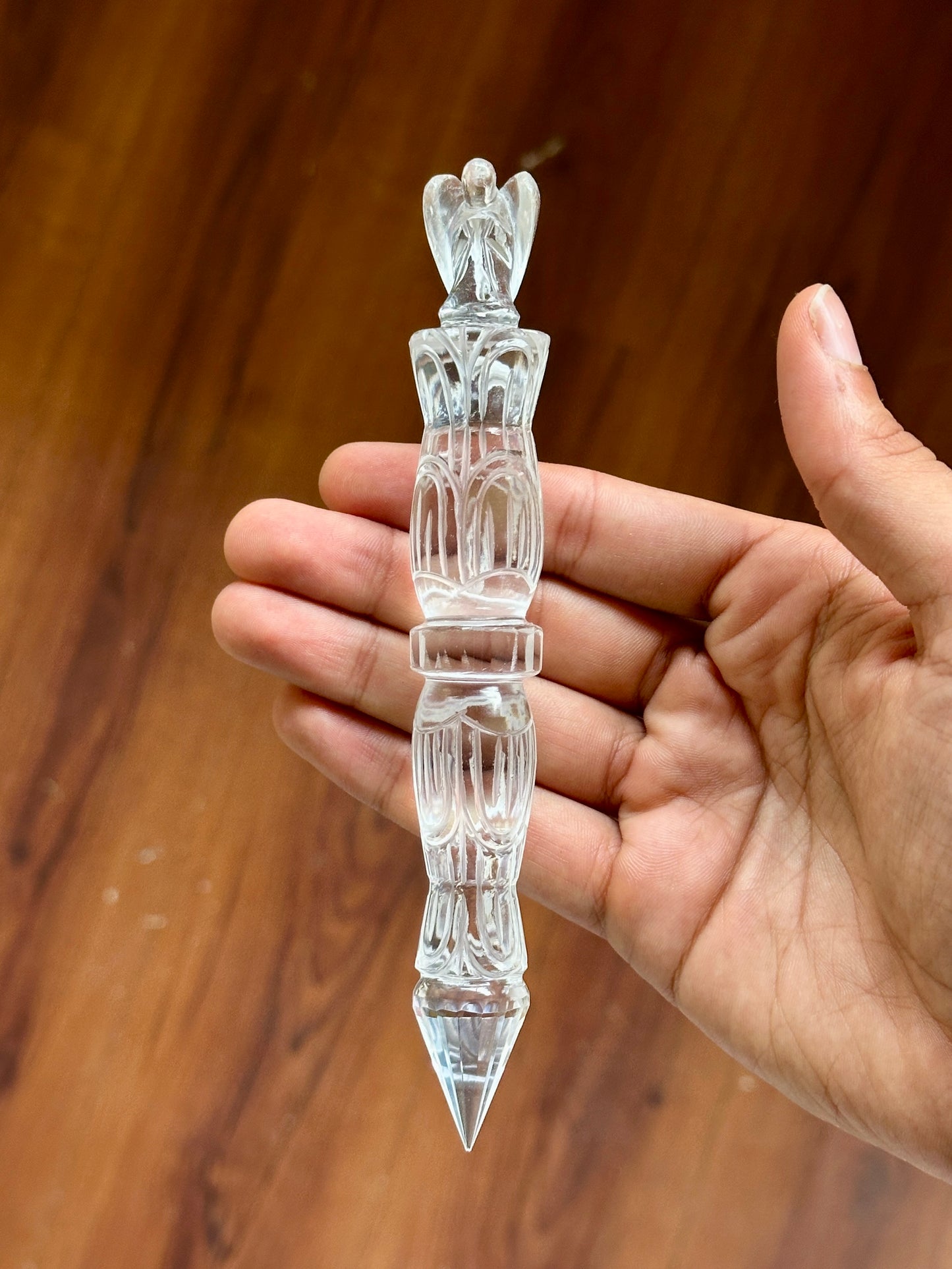 Clear Quartz Angel Wands image 0
