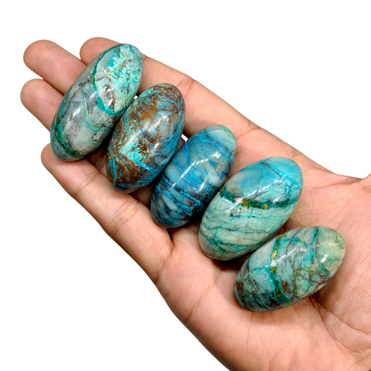 Azurite Shattuckite Shivalingam (1KG)