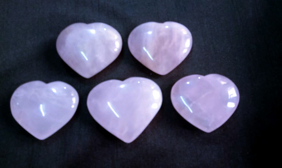 Rose Quartz Hearts (Big Sized 50-55 mm).jpg image 1