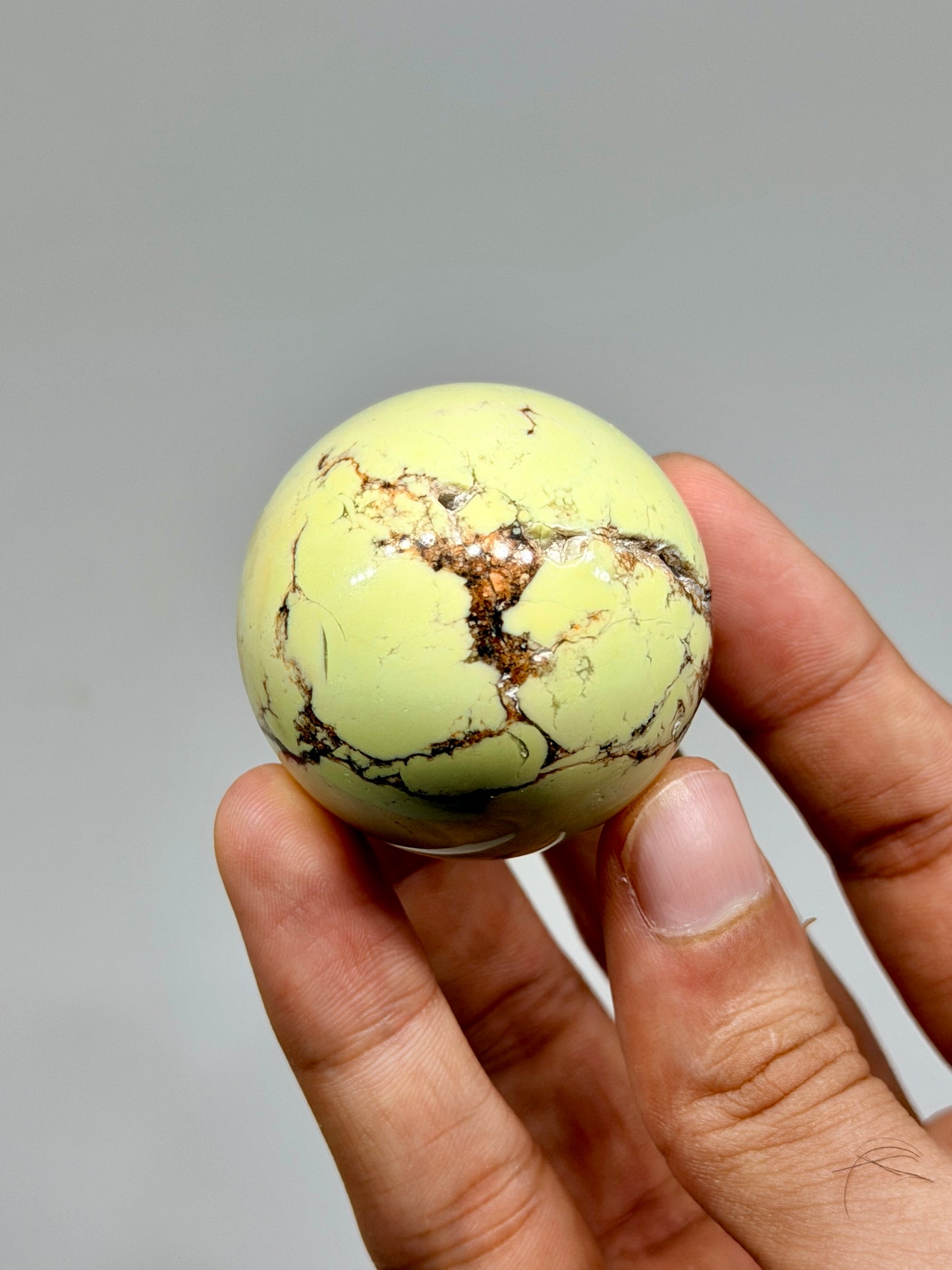 Citron Chrysoprase Sphere