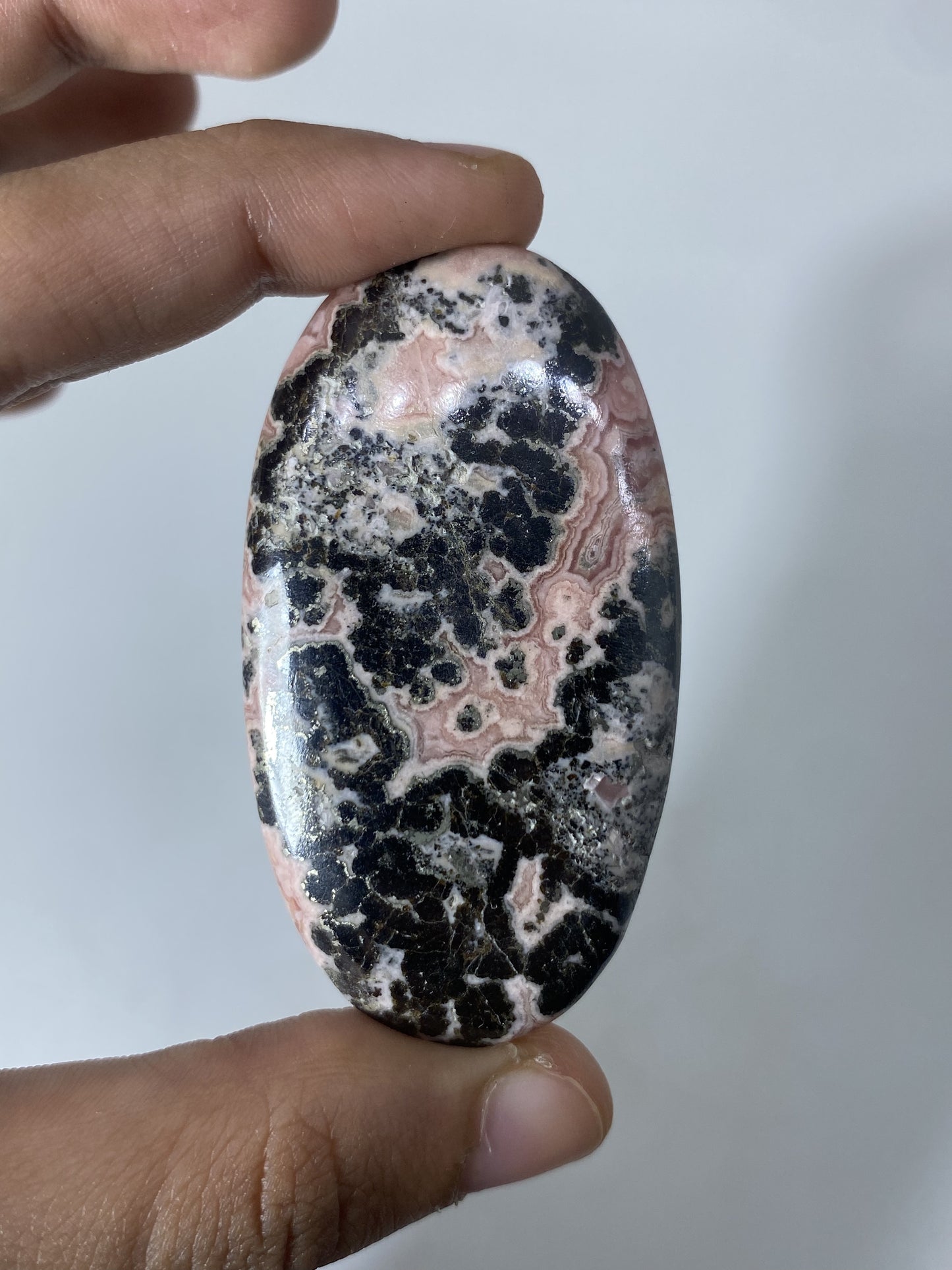 Rhodochrosite Palmstone