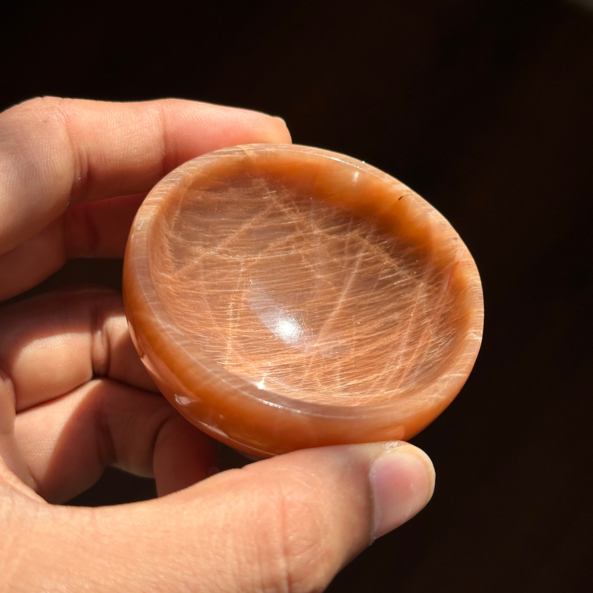 Peach Moonstone Bowl image 1