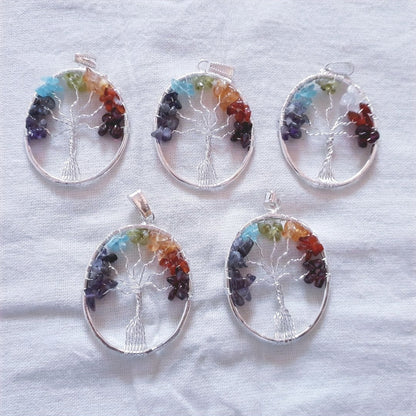 Rainbow Tree of Life Pendants image 4