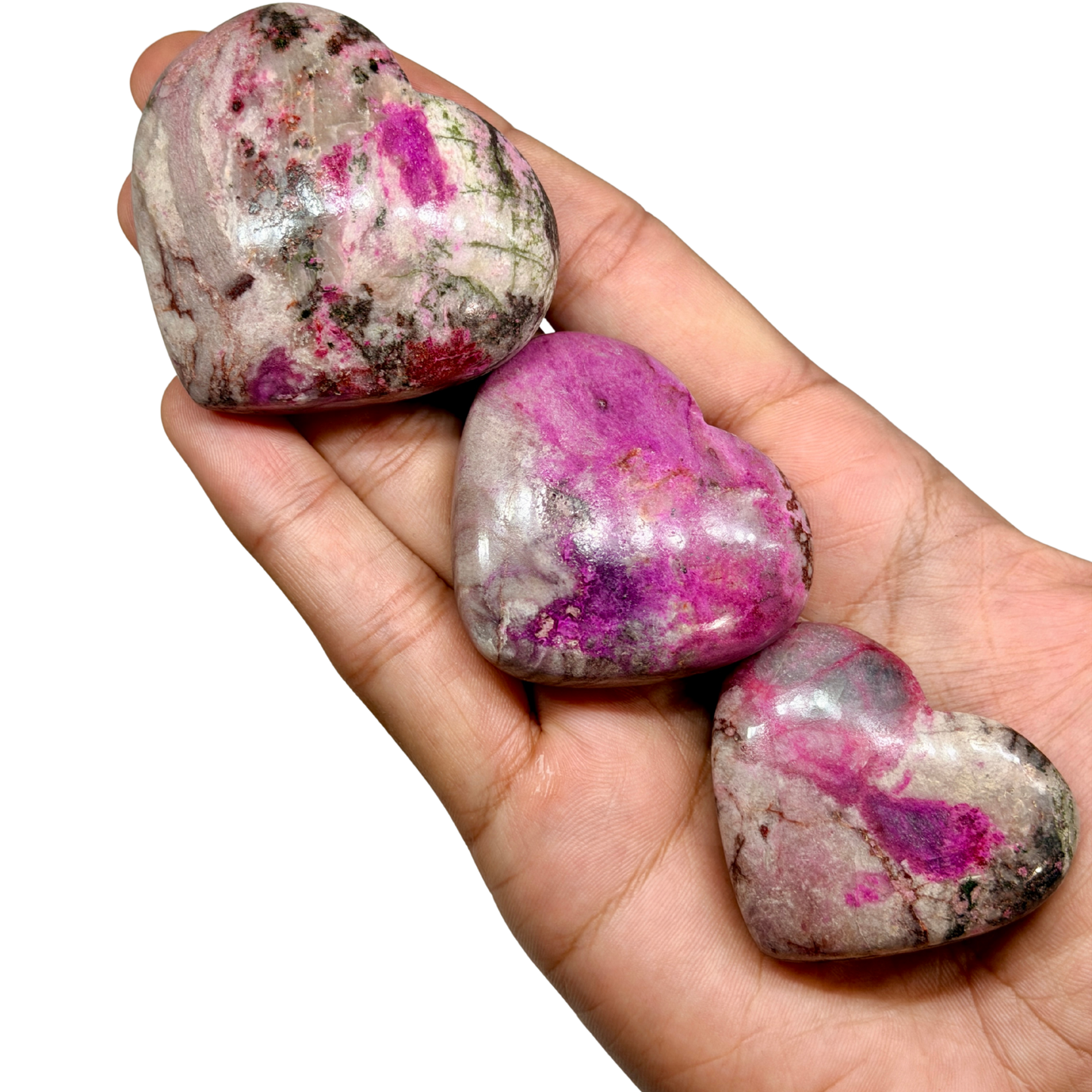 Cobalto Calcite Hearts (1KG)