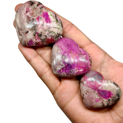Cobalto Calcite Hearts (1KG)