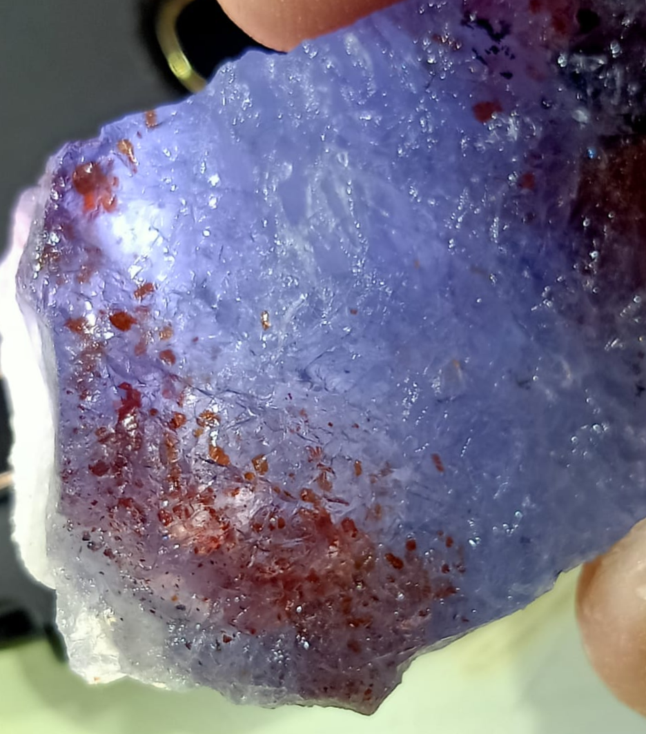 Iolite Sunstone/Bloodshot Iolite Rough- Gem Quality image 1