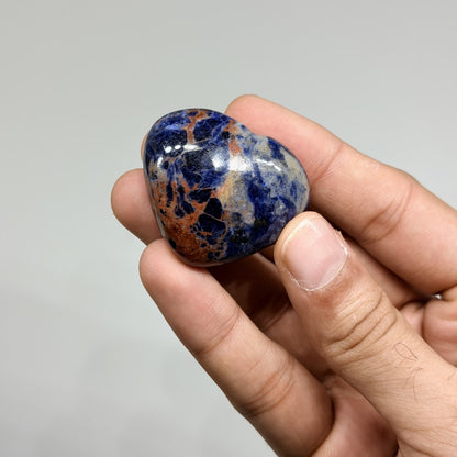 Sunset Sodalite Heart (1KG)