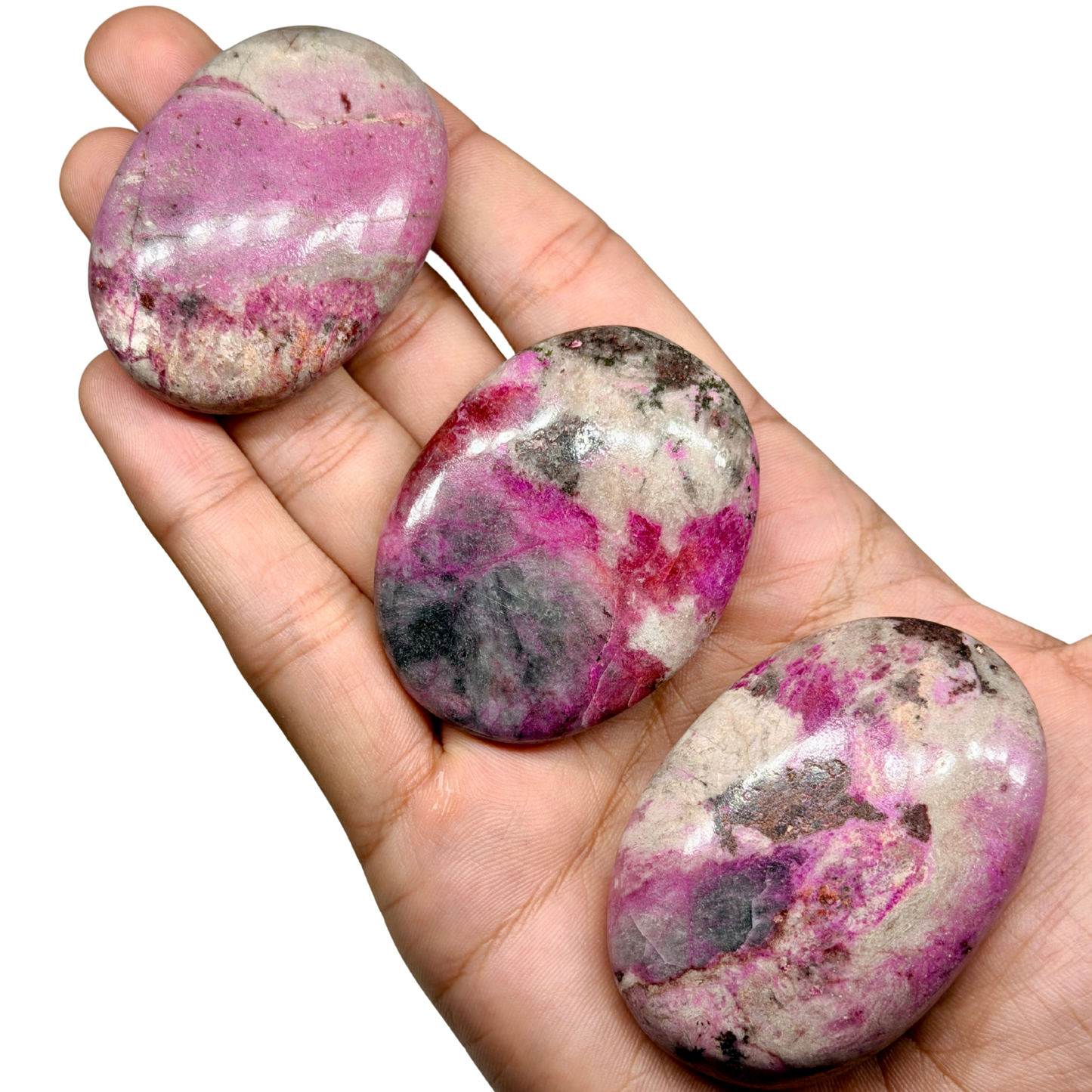 Cobalto Calcite Palmstones (1KG)