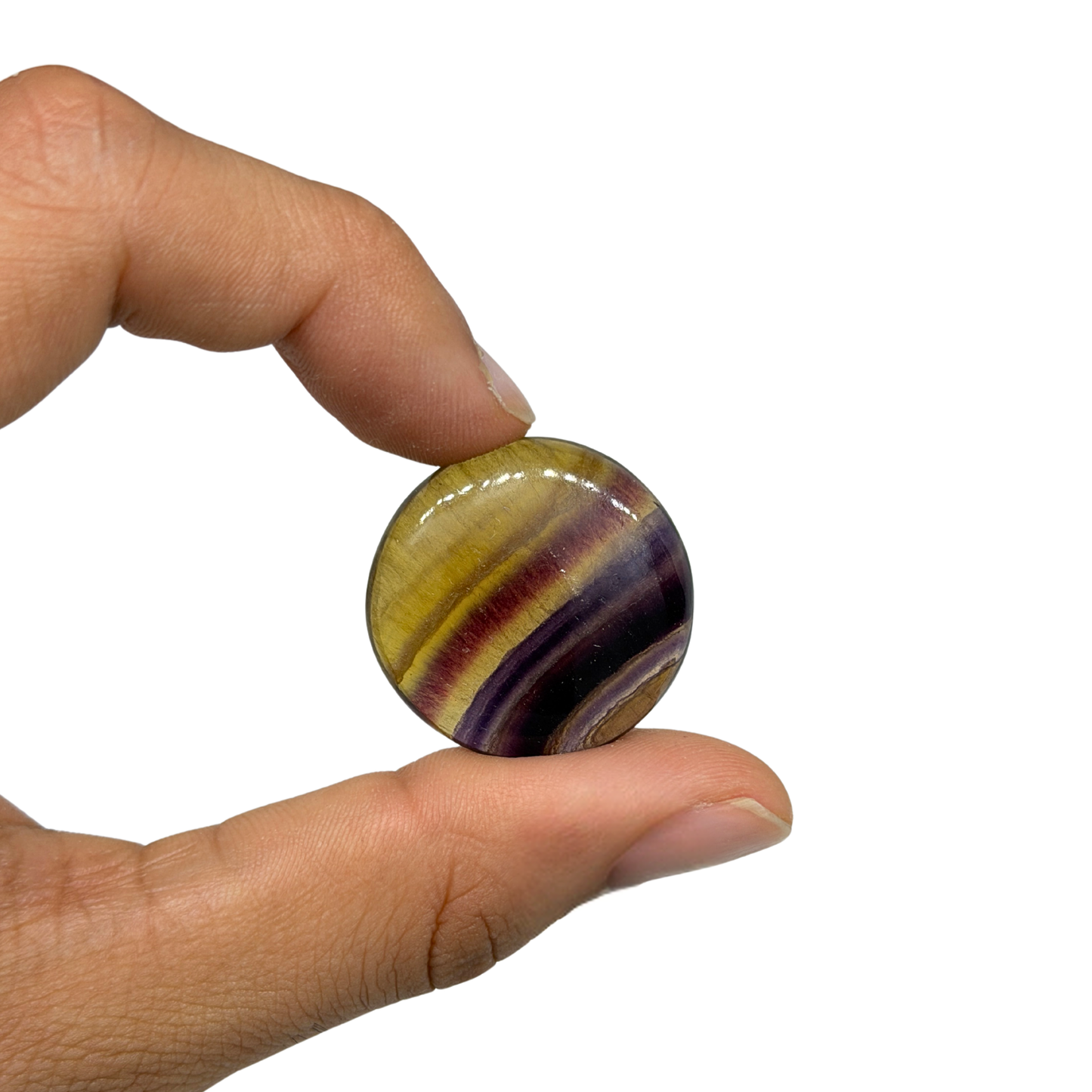 Yellow Fluorite Flatstone image 3