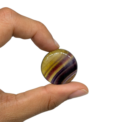 Yellow Fluorite Flatstone image 3