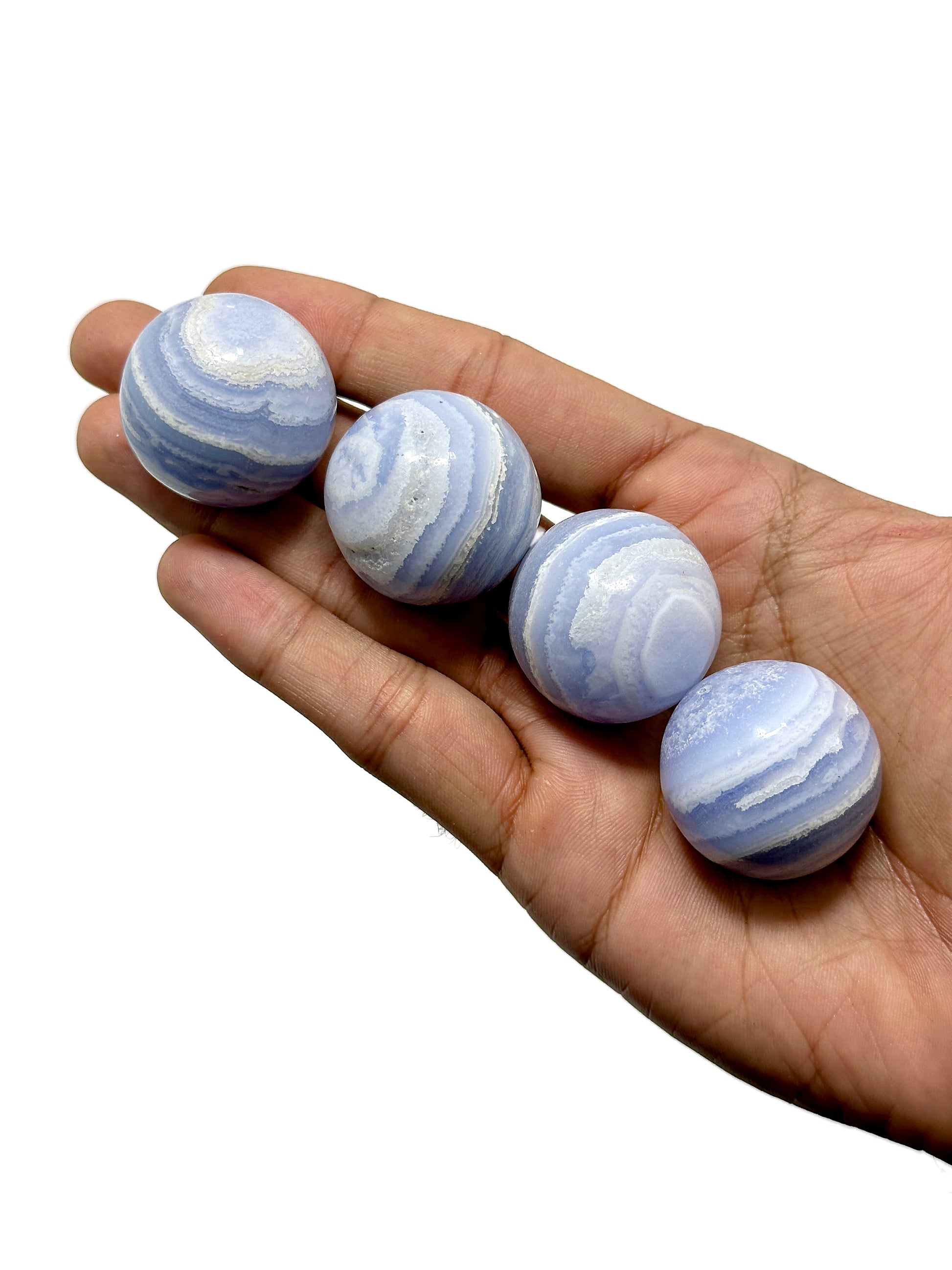Blue Lace Agate Spheres image 3