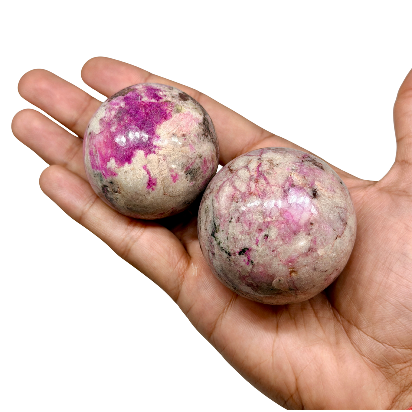 Cobalto Calcite Spheres (1KG)