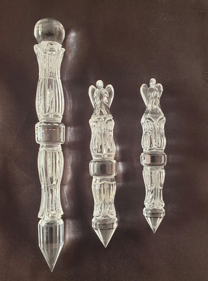 Clear Quartz Angel Wands image 1