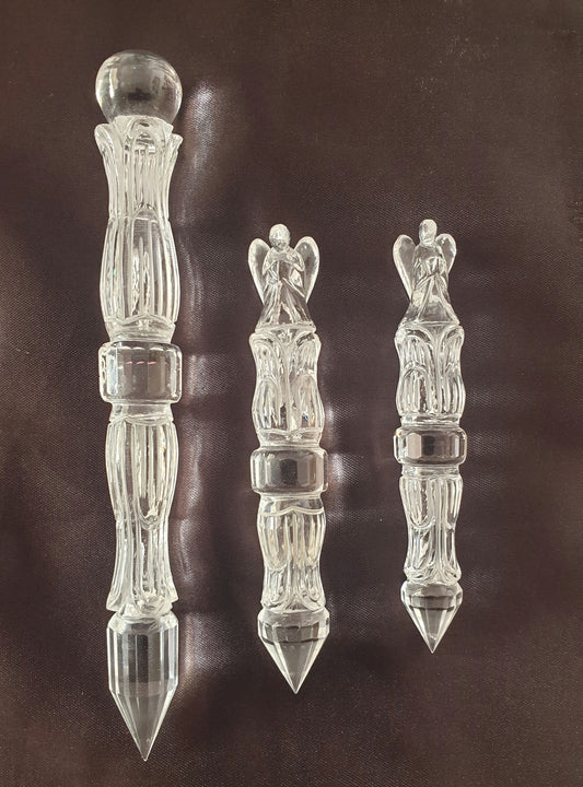 Clear Quartz Angel Wands image 1