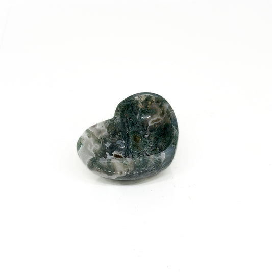 Moss Agate Heart Bowl image 1