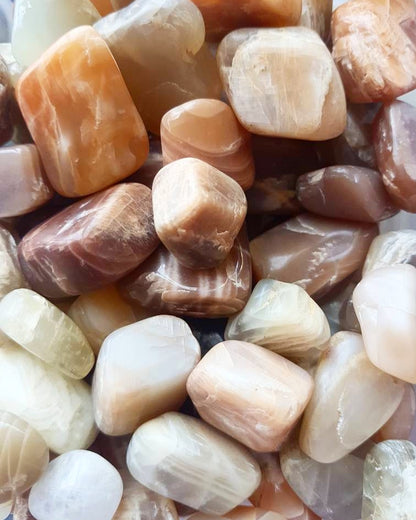 Mix Moonstone Tumbled Stones image 1