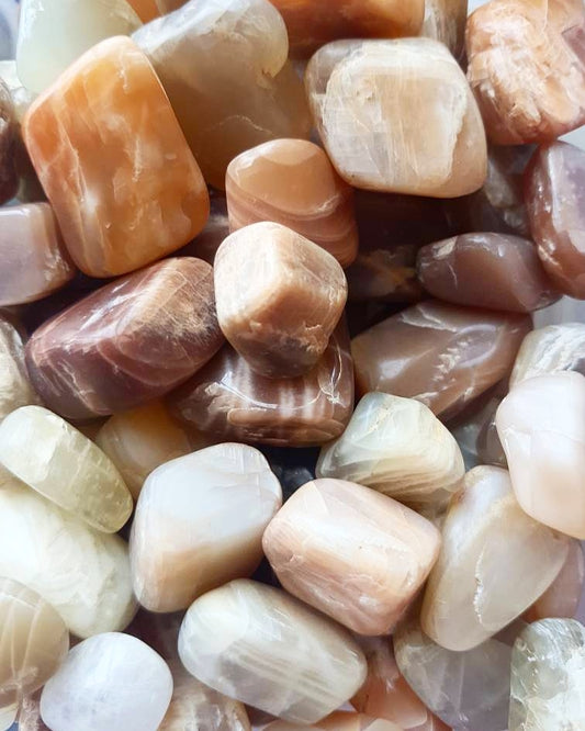Mix Moonstone Tumbled Stones image 1