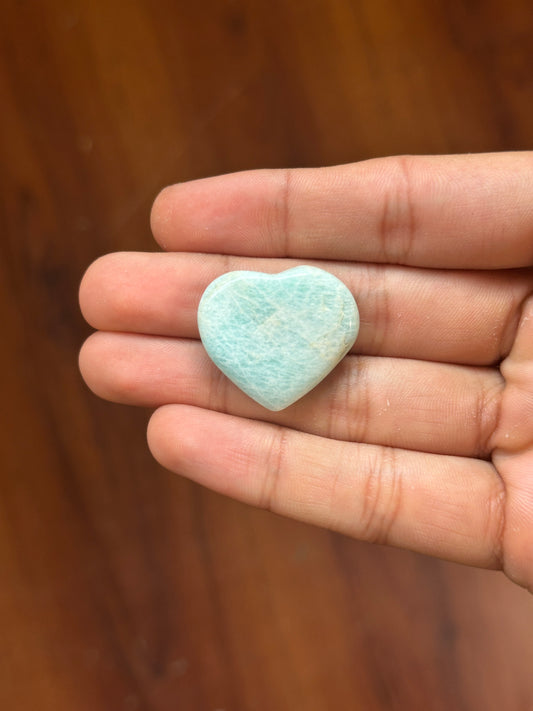 Mini Amazonite Hearts image 0