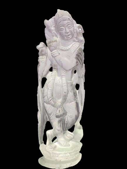 Crystal Carved Lord Krishna image 0