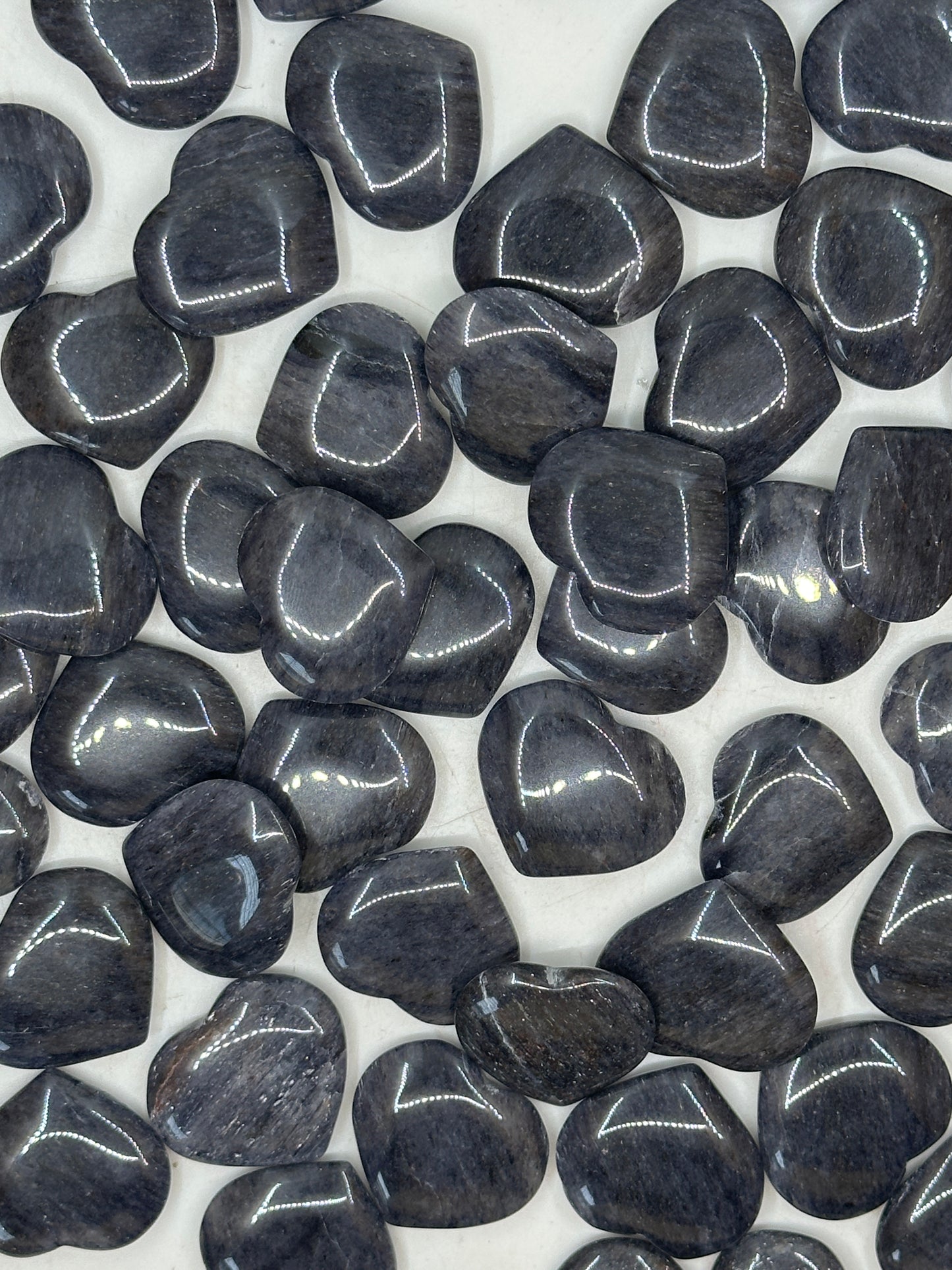 Mini Iolite Hearts image 2