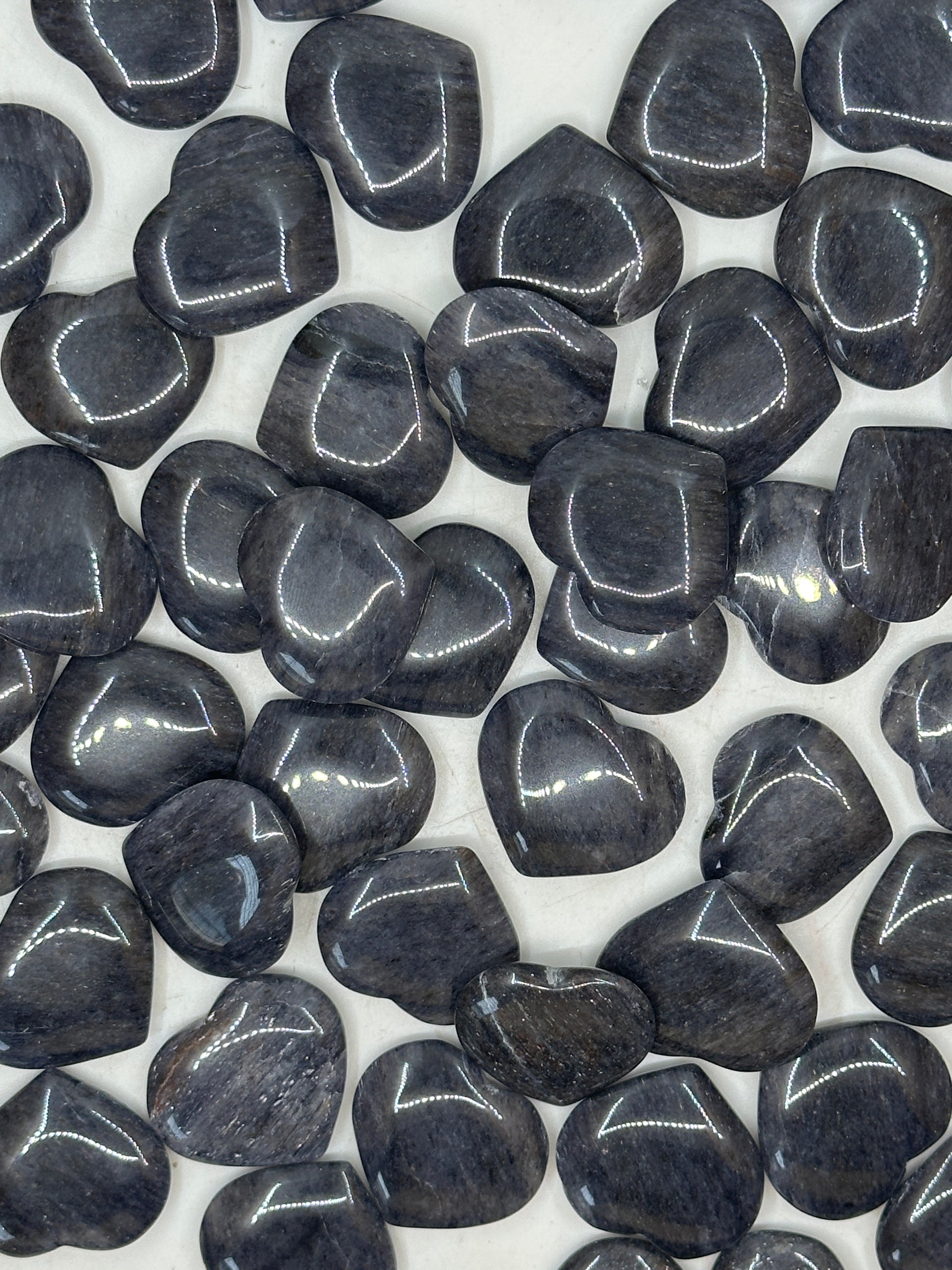 Mini Iolite Hearts image 2