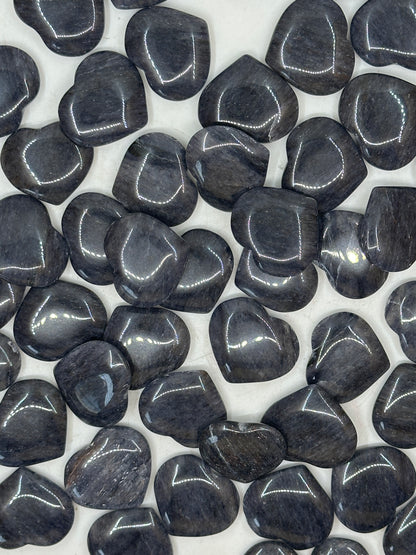Mini Iolite Hearts image 2