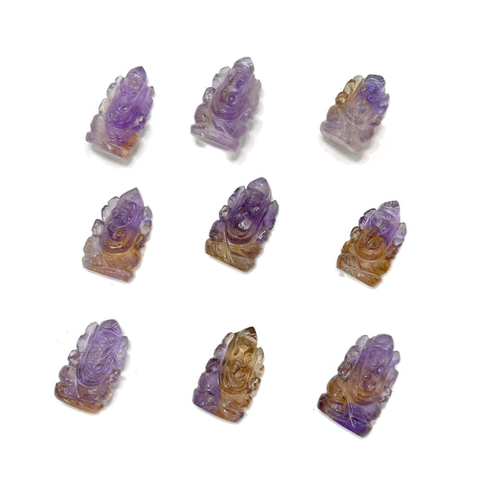 Ametrine Ganesha - 1 inch image 1