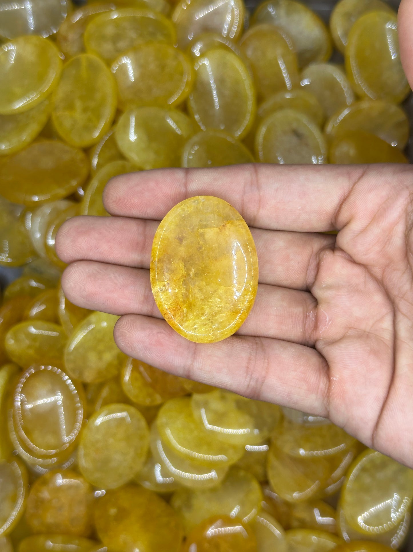 Golden Healer Quartz Worry Stones image 9