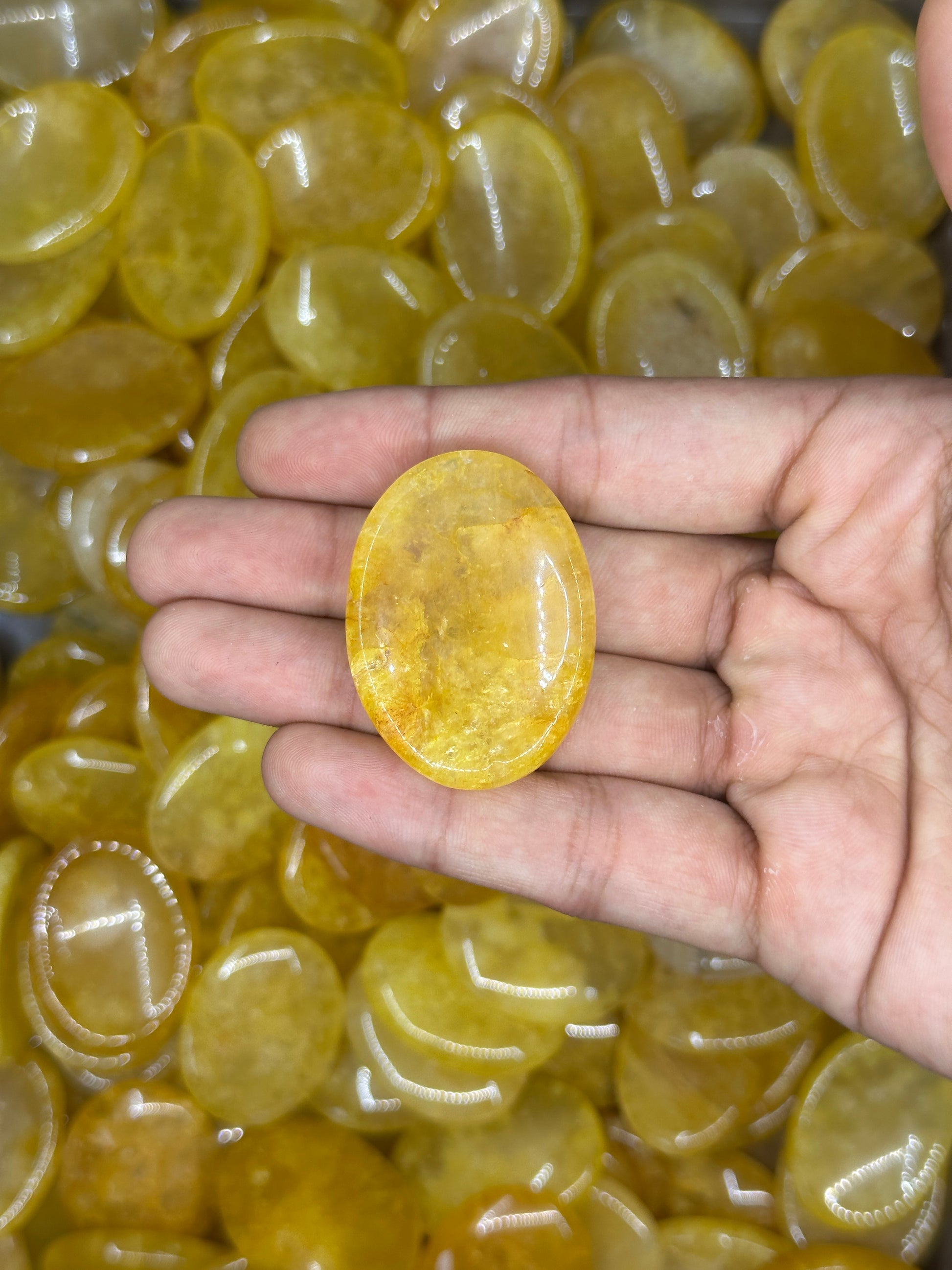 Golden Healer Quartz Worry Stones image 9