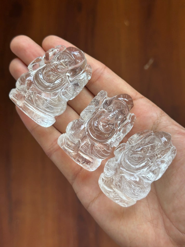 Clear Quartz Ganesha image 1