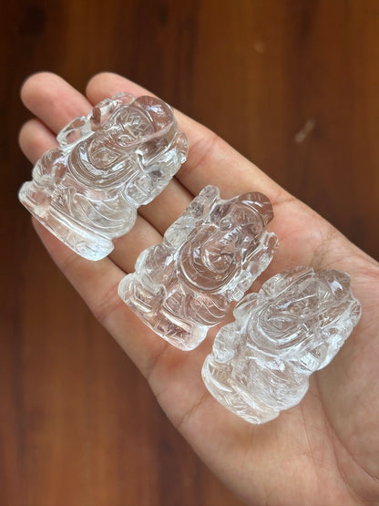 Clear Quartz Ganesha image 1