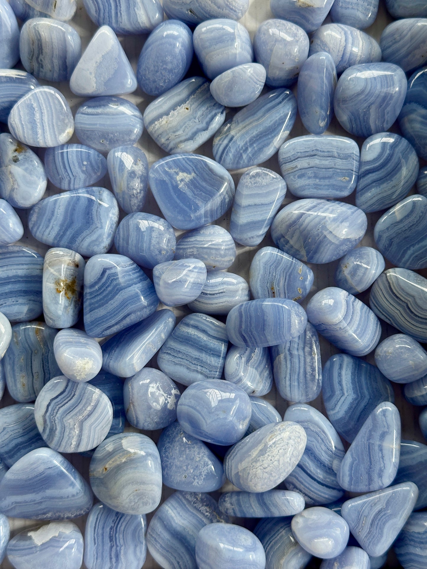 Blue Lace Agate Tumbles image 1